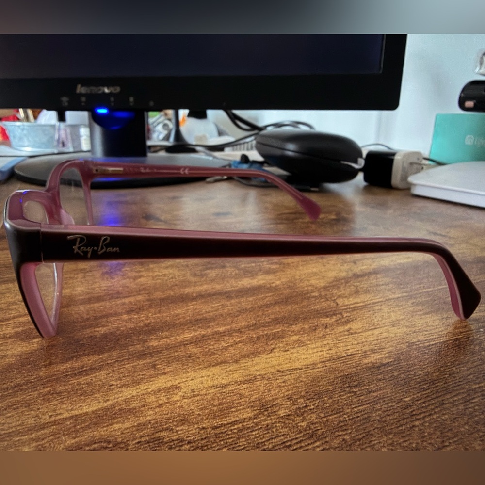 Ray-Ban Black and Purple Frames - Picture 5 of 12